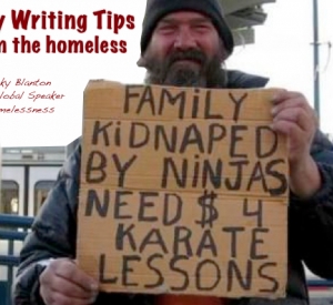 Copywriting Tips From the Homeless