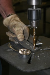 Notice the old door handle to the left